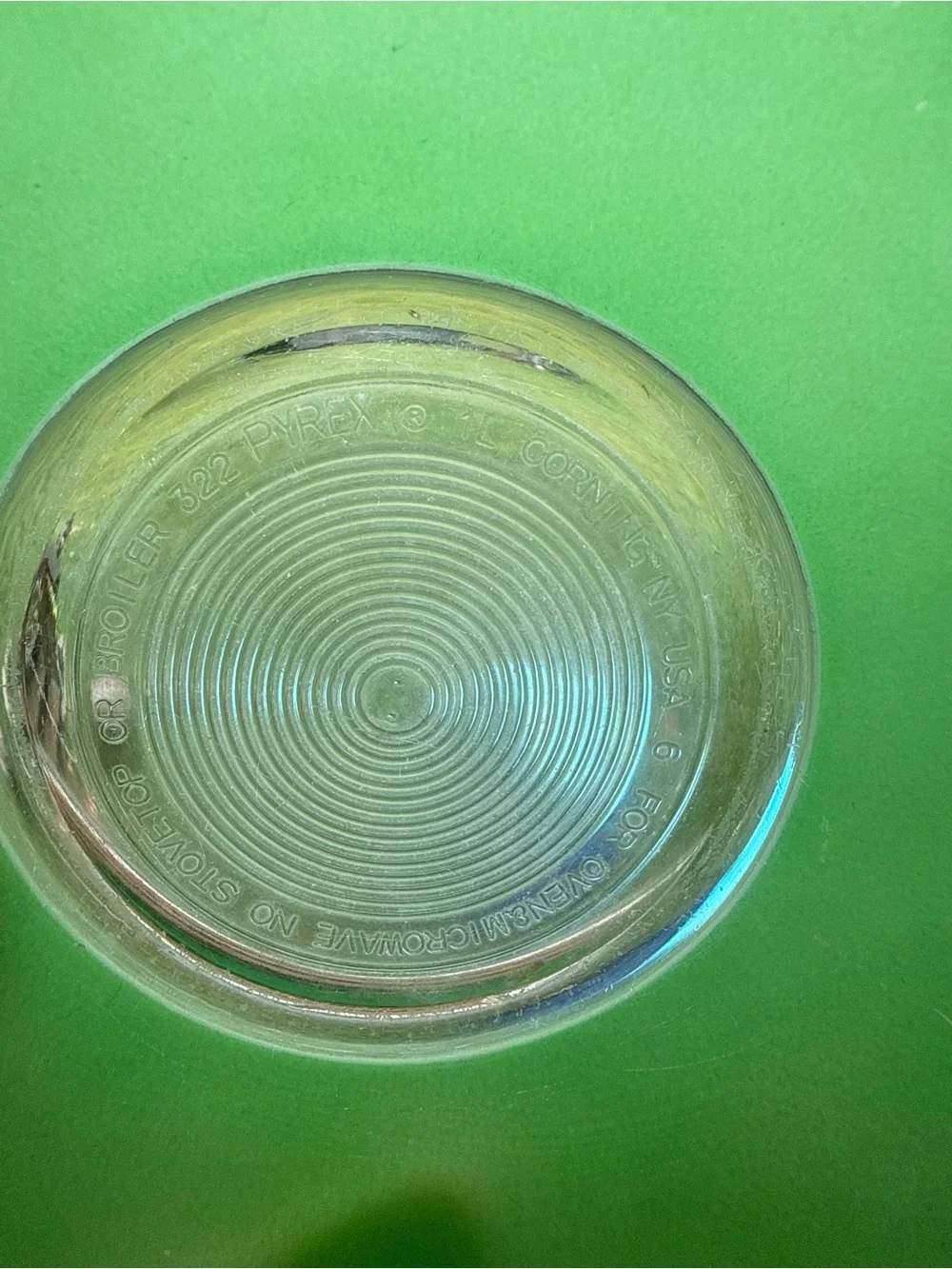 Pyrex durable green